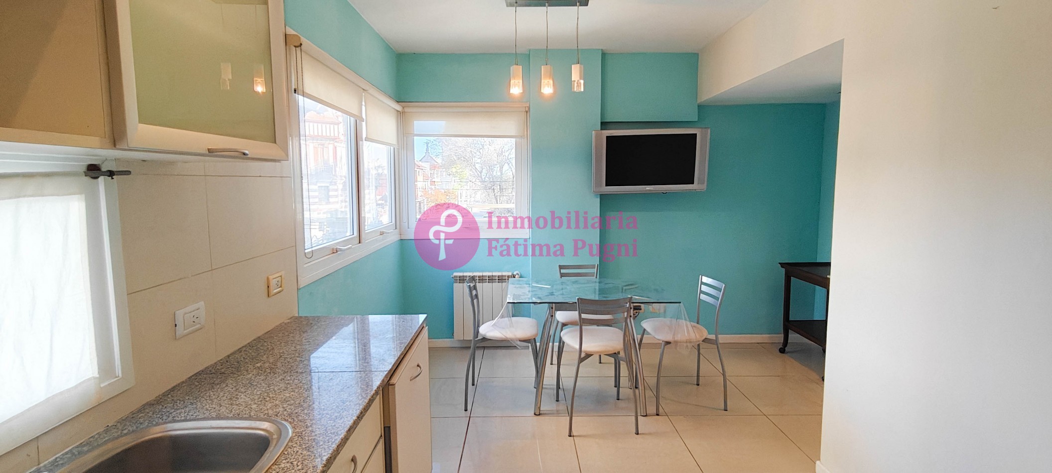 Piso 4 ambientes con cochera, amoblado. Avenida Colon 1105